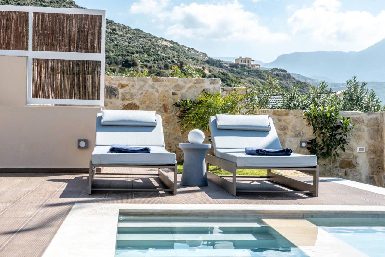 Cielo E Mare Villas I "Free" Heated Pools & Seaview Falasarna Ngoại thất bức ảnh
