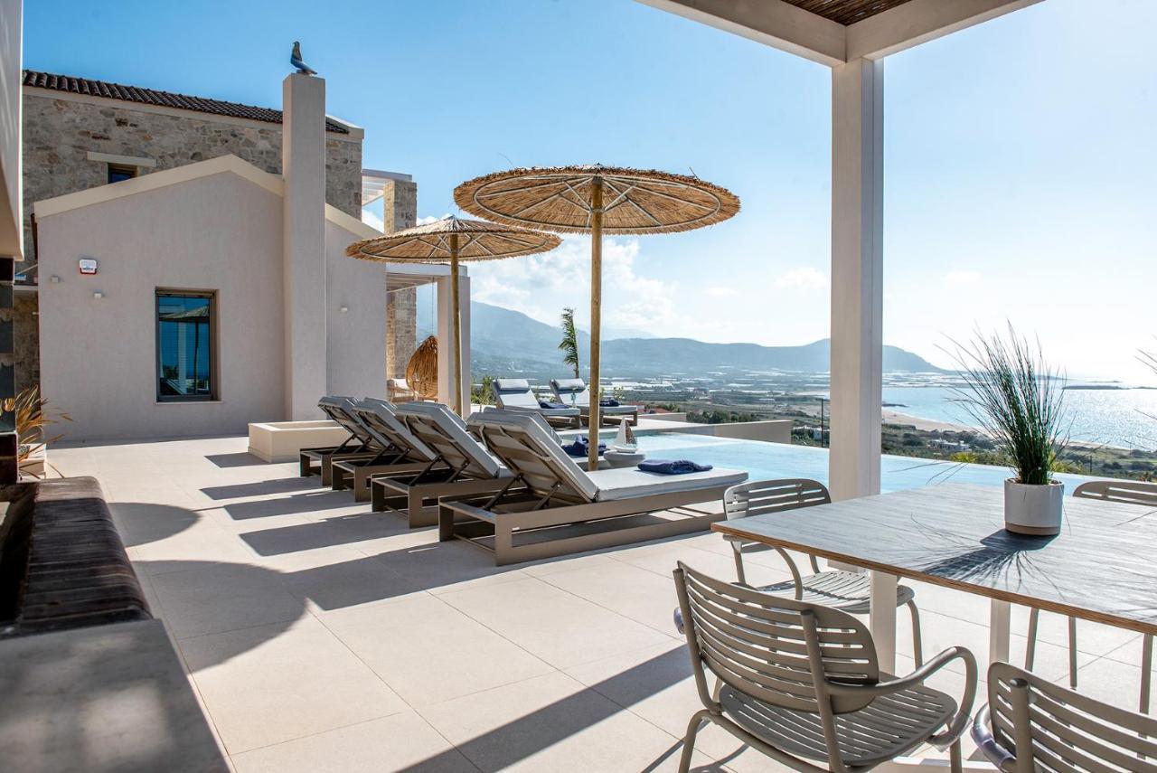 Cielo E Mare Villas I "Free" Heated Pools & Seaview Falasarna Ngoại thất bức ảnh