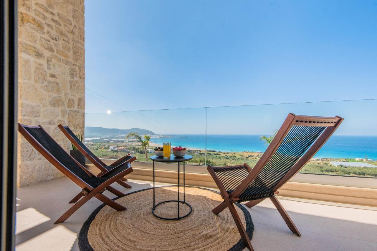 Cielo E Mare Villas I "Free" Heated Pools & Seaview Falasarna Ngoại thất bức ảnh