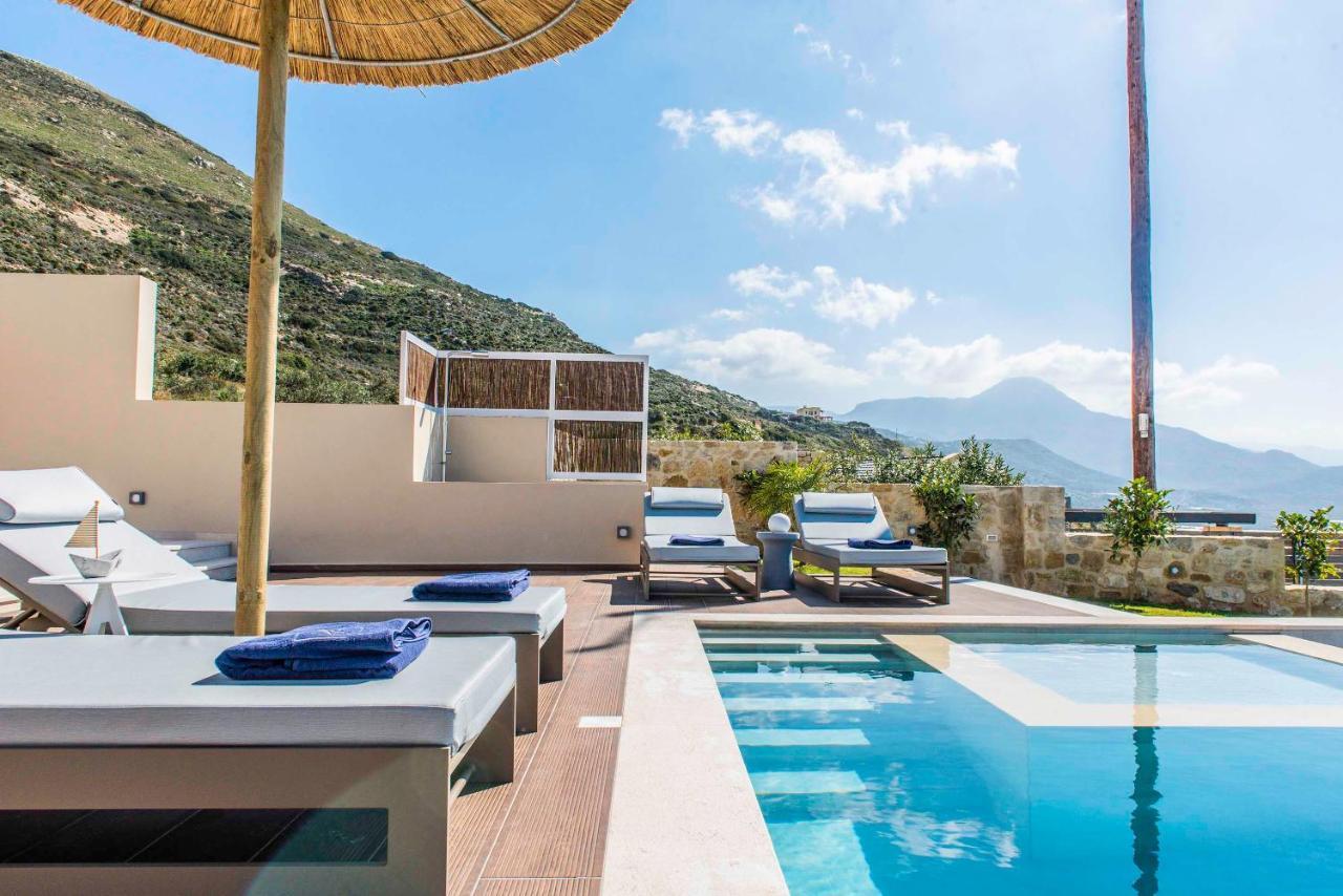 Cielo E Mare Villas I "Free" Heated Pools & Seaview Falasarna Ngoại thất bức ảnh
