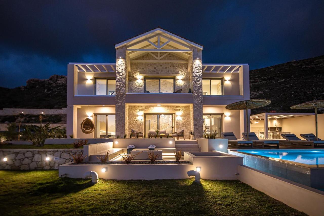 Cielo E Mare Villas I "Free" Heated Pools & Seaview Falasarna Ngoại thất bức ảnh