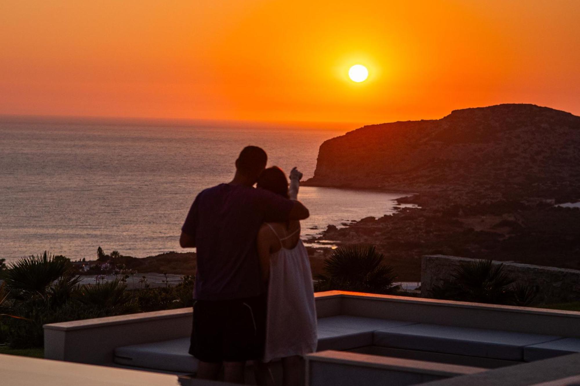 Cielo E Mare Villas I "Free" Heated Pools & Seaview Falasarna Ngoại thất bức ảnh