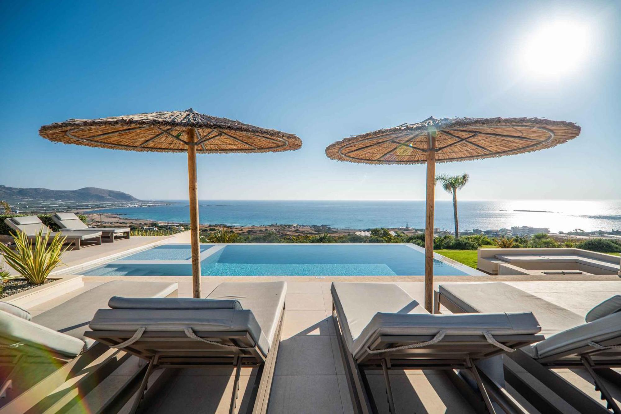 Cielo E Mare Villas I "Free" Heated Pools & Seaview Falasarna Ngoại thất bức ảnh