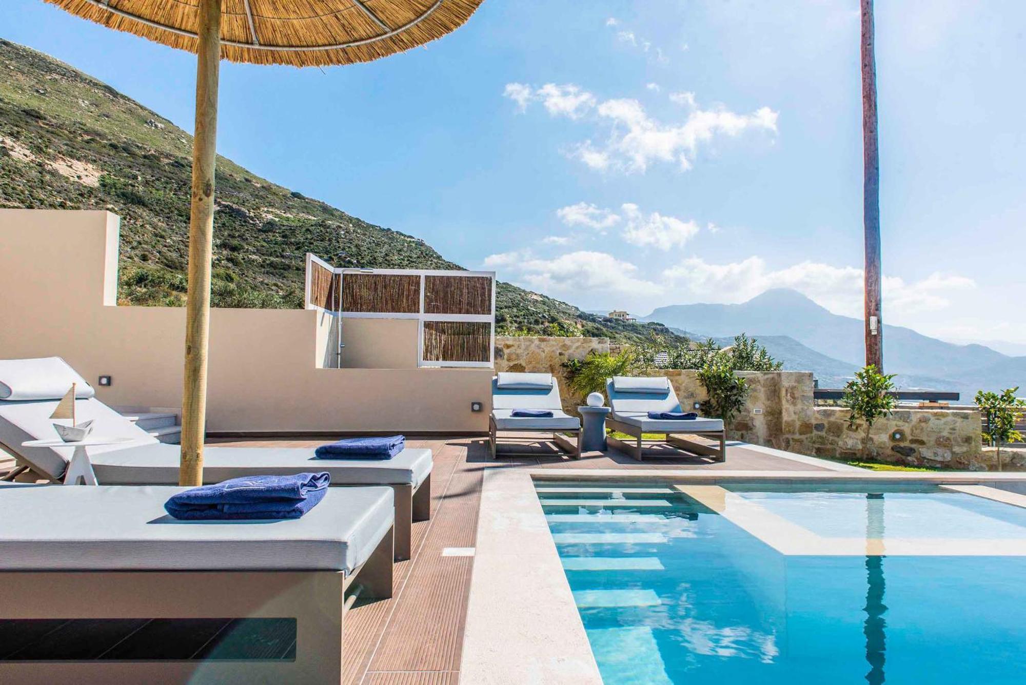 Cielo E Mare Villas I "Free" Heated Pools & Seaview Falasarna Ngoại thất bức ảnh